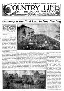 Economy is the First Law in Hog Feeding Cover